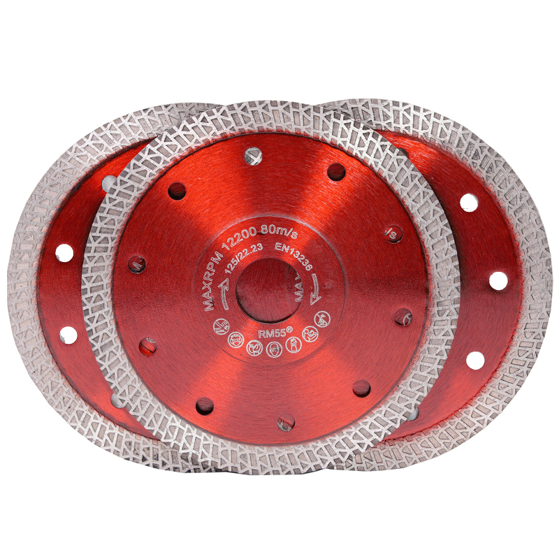Hoja de sierra de diamante Turbo K de 125 mm al por mayor para gres porcelánico